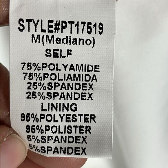 Stile Collection‎ Shirt Womens Medium White Square Neck Layering Top Basic - Picture 7 of 9